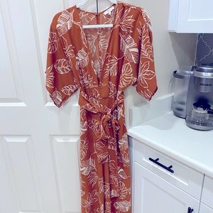 VICI Romper Jumper Orange Floral